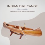 B013 Indian Girl Canoe 